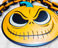 Jack Skellington Halloween Pumpkin Emblem Chain