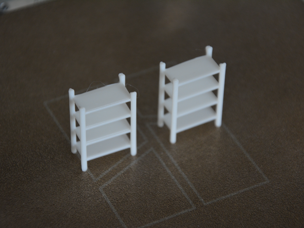 Mini storage shelf no support