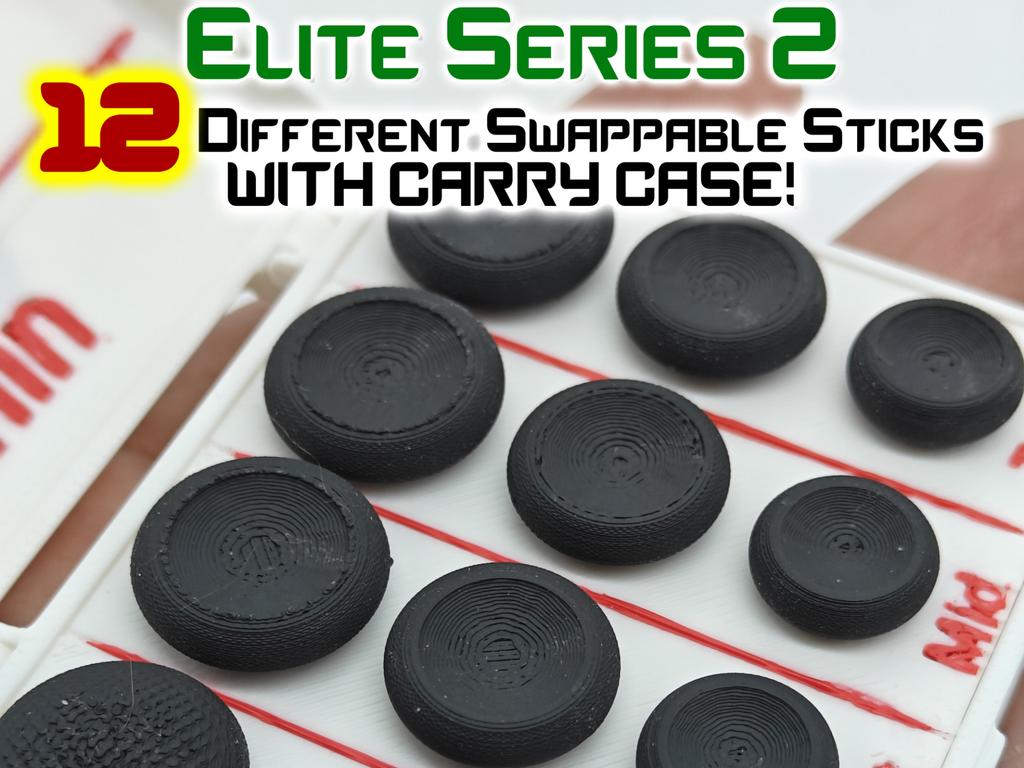 Elite Series 2 - 12 Swappable Sticks with Case