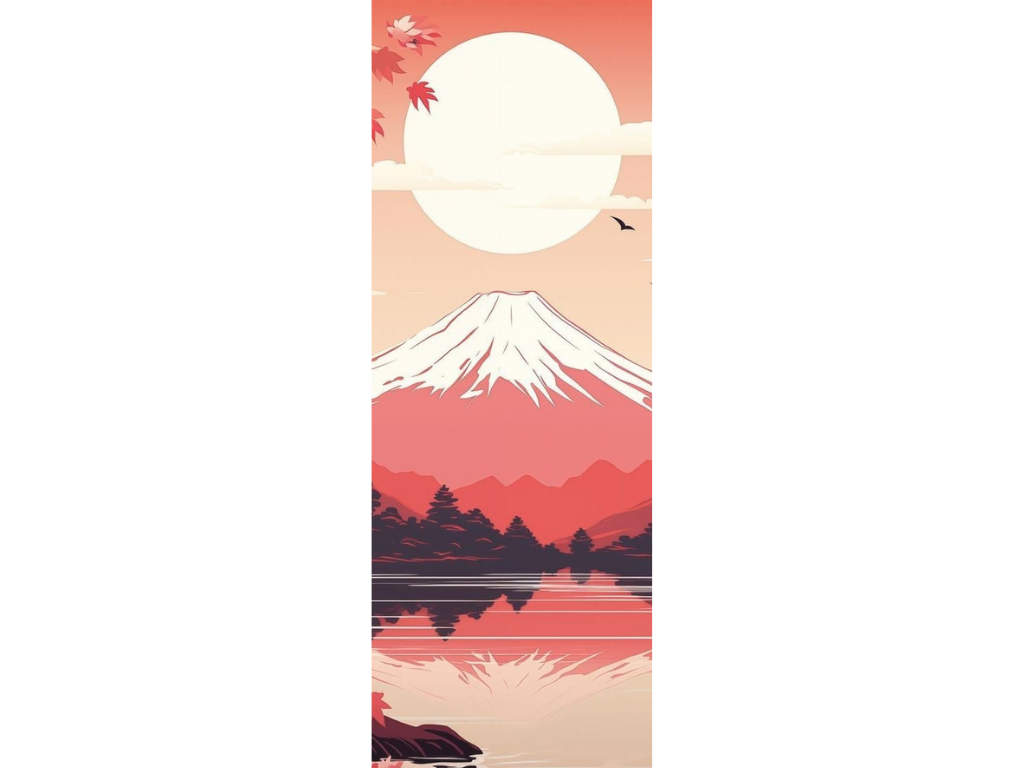 Mont Fuji Bookmark - Hueforge