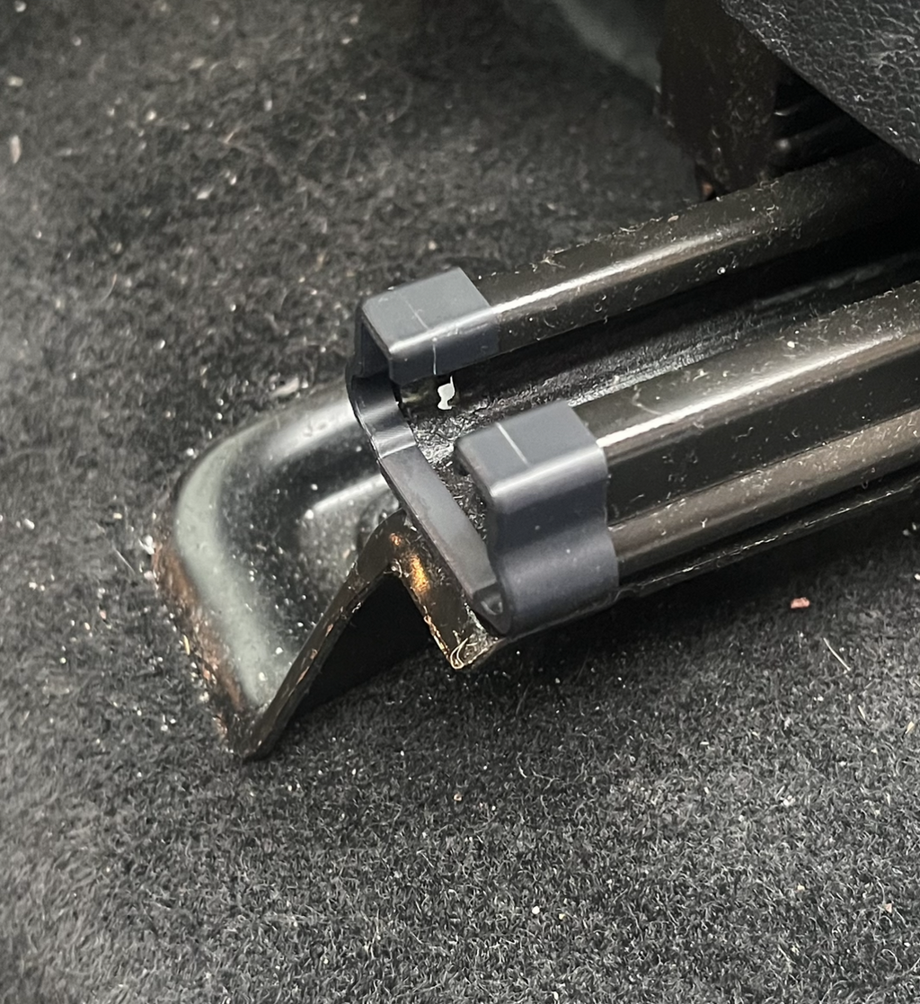Ford seat rail cover