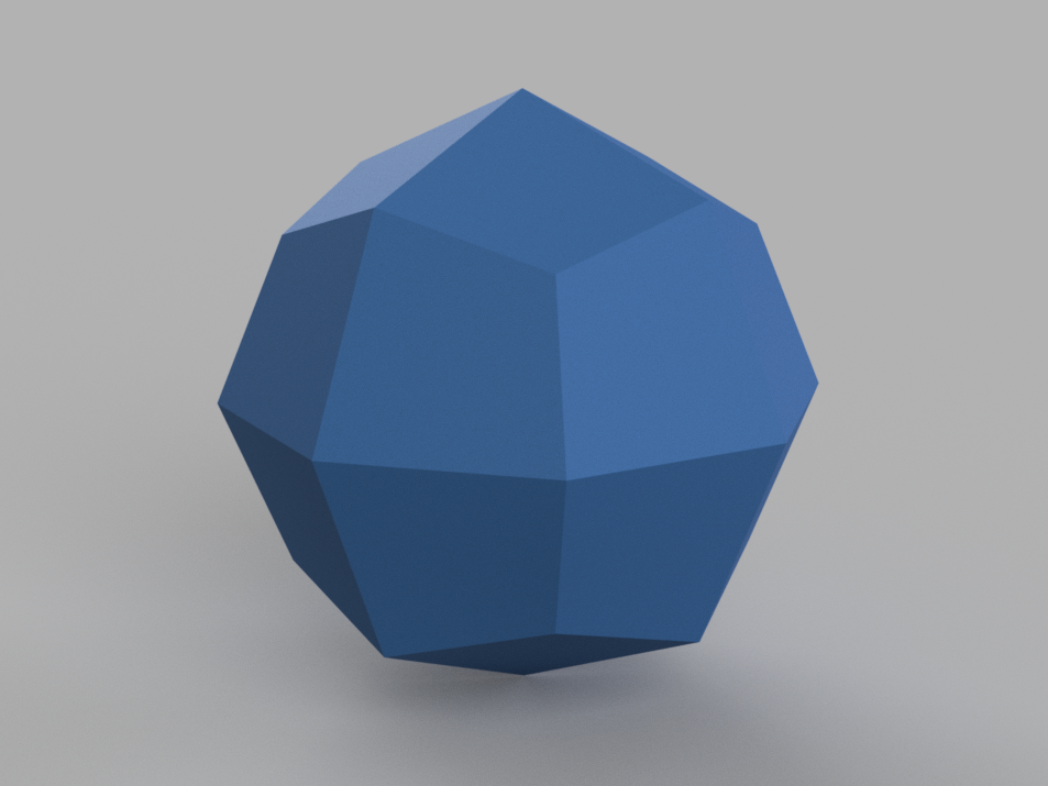 Low Poly Spheres: Deltoidal Icositetrahedron