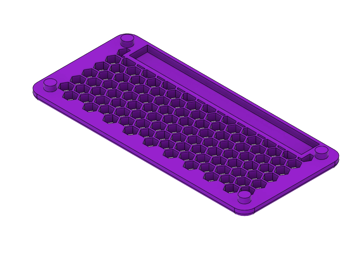 Raspberry Pi Zero H slim insulating bottom cover