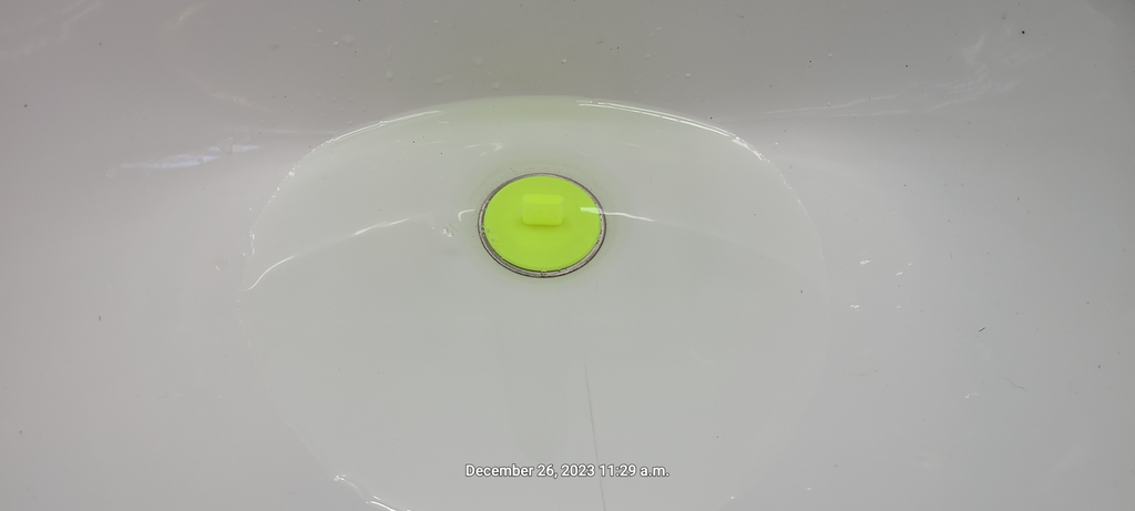 Bathroom sink plug