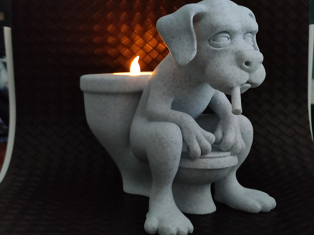 Hangover Buddy - WC decor / LED tealight Holder