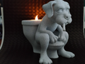 Hangover Buddy - WC decor / LED tealight Holder