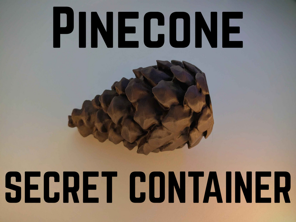 Secret Pinecone Container