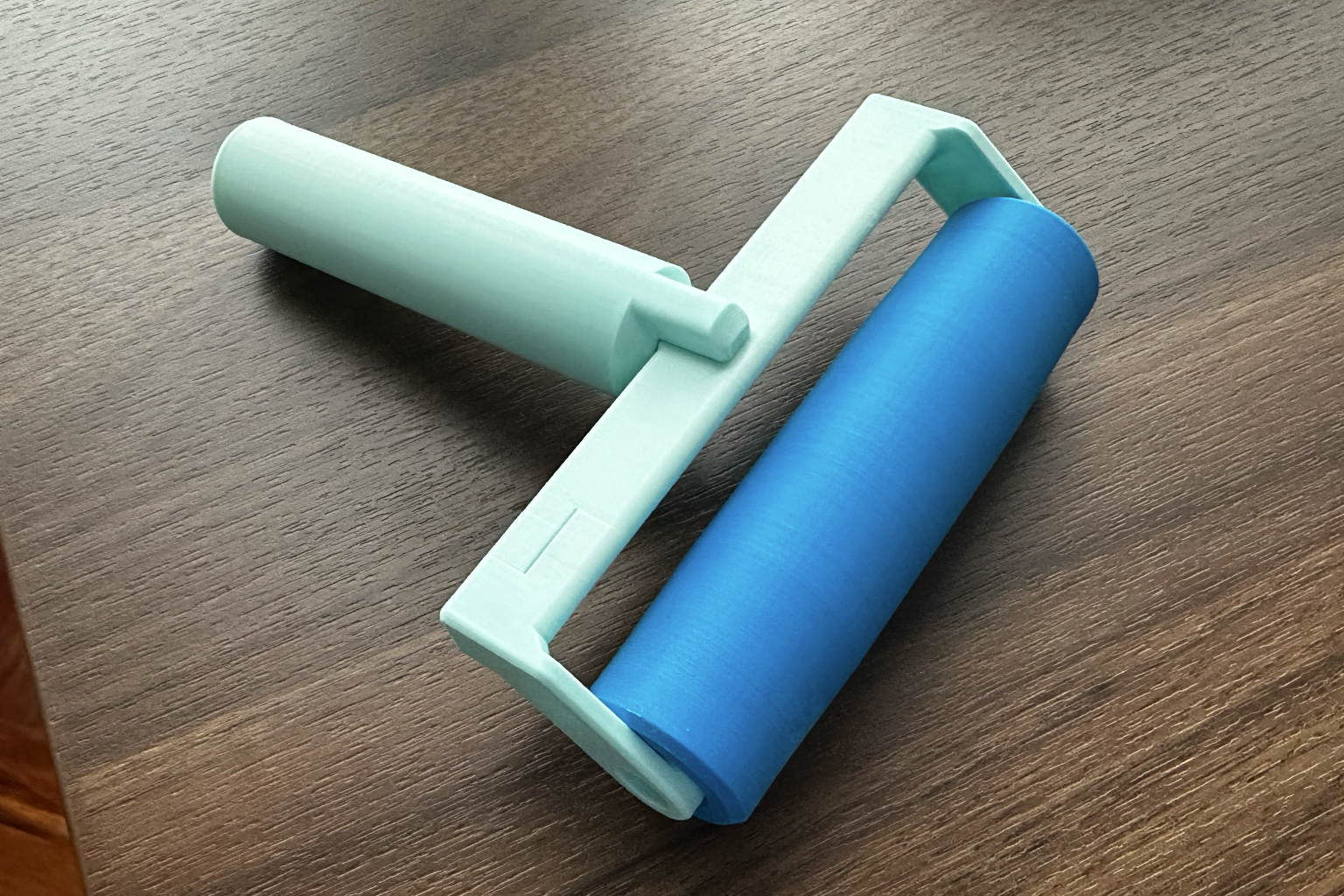 Dumpling dough roller / Paint-roller-style single-hand mini rolling pin