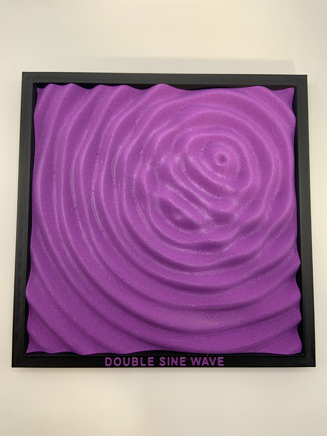 Sine Wave Art in Frame