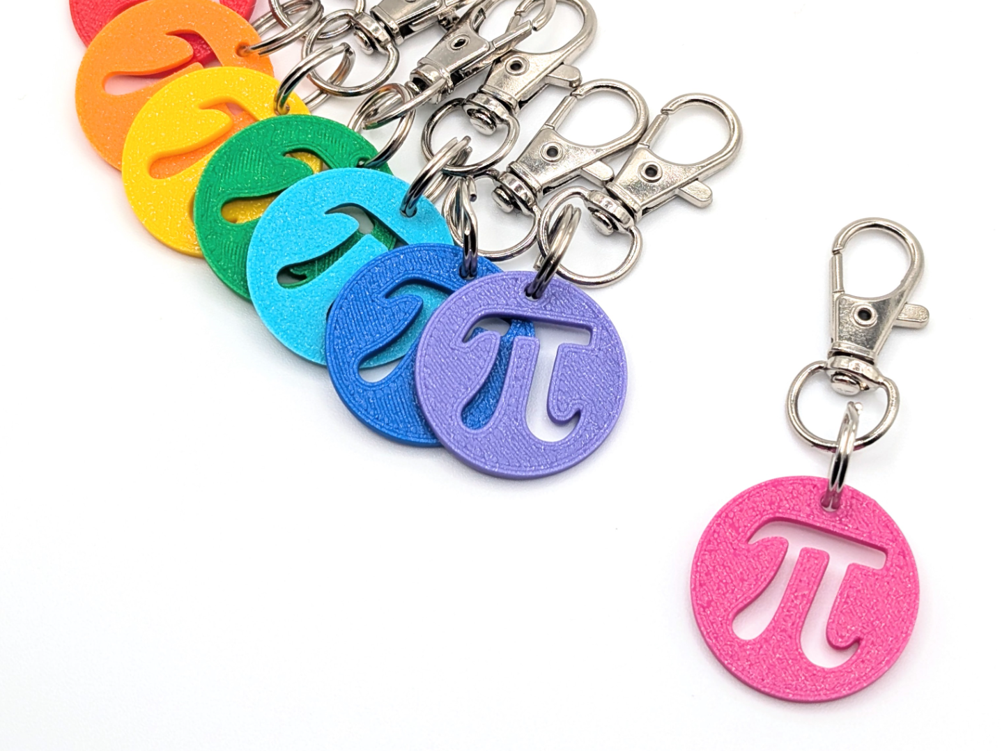 Pi Keychain, Math Symbol