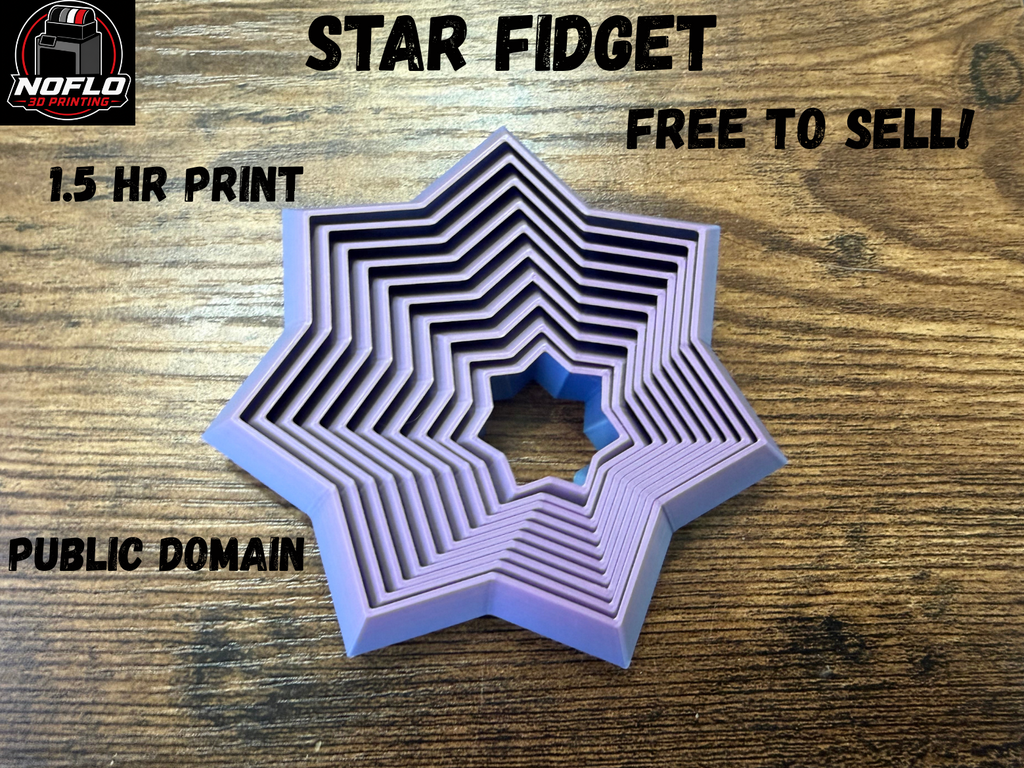 Free To Sell Star Fidget 7 Point