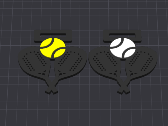 Medalha Raquetes Beach Tennis