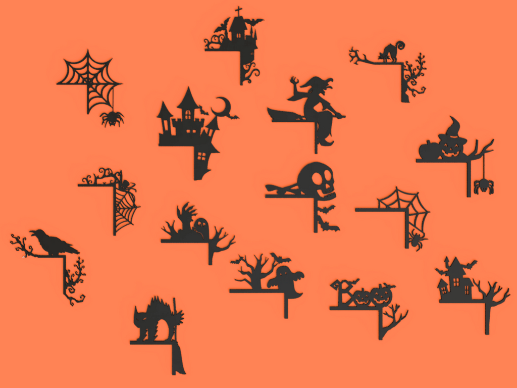 Halloween Door Corner Collection 15 Models!