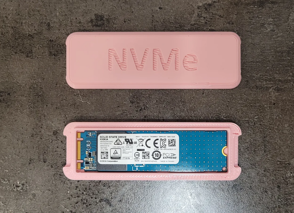 NVMe drive case
