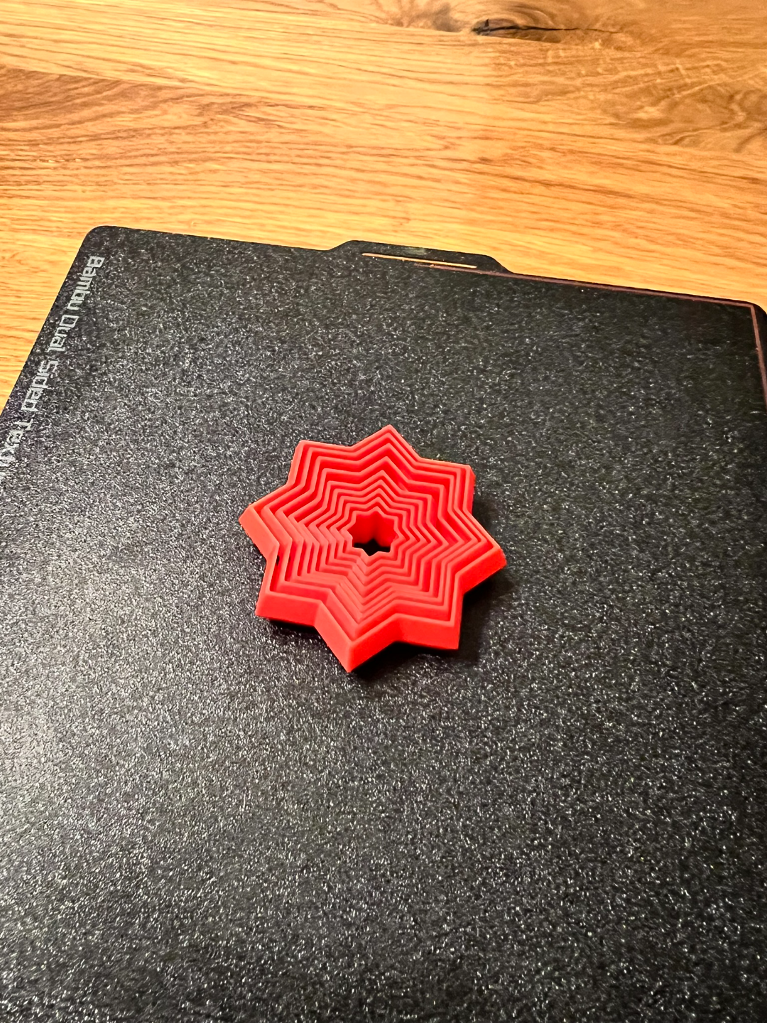fidget star print in place