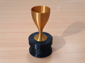 minimalistic round trophy cup (vase mode)