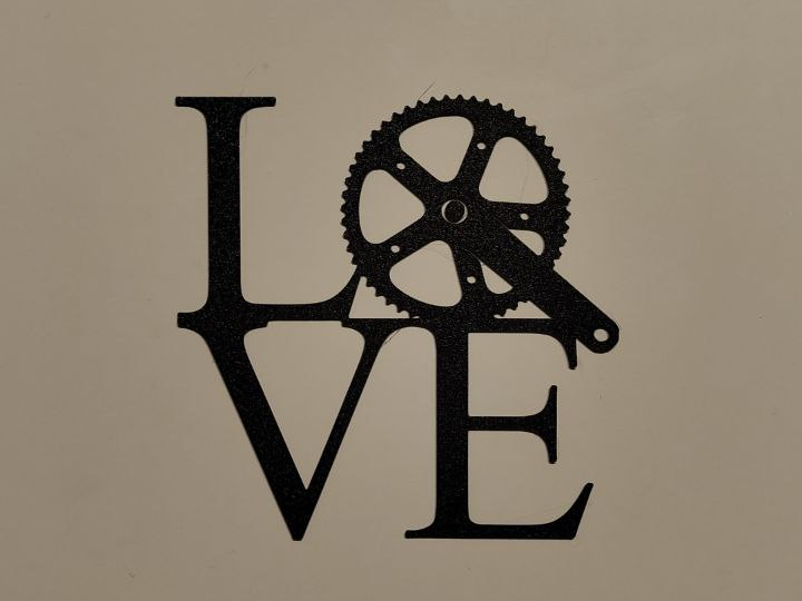 love bike wall art