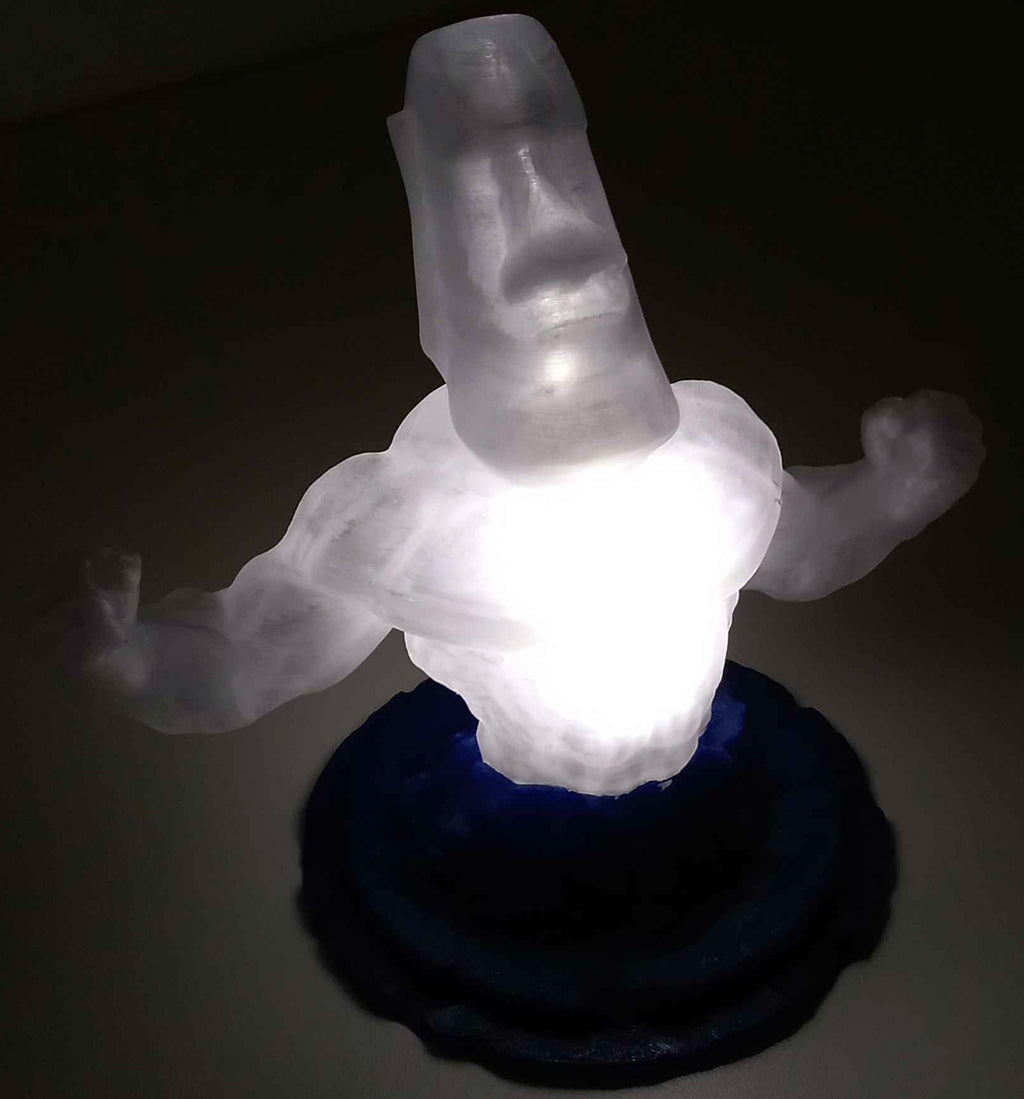 Buff/Muscular Moai Lamp (no mmu required)