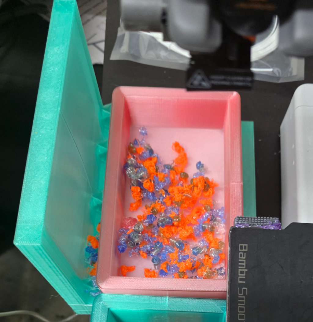 Printer Poop Blocker and Detachable Bin