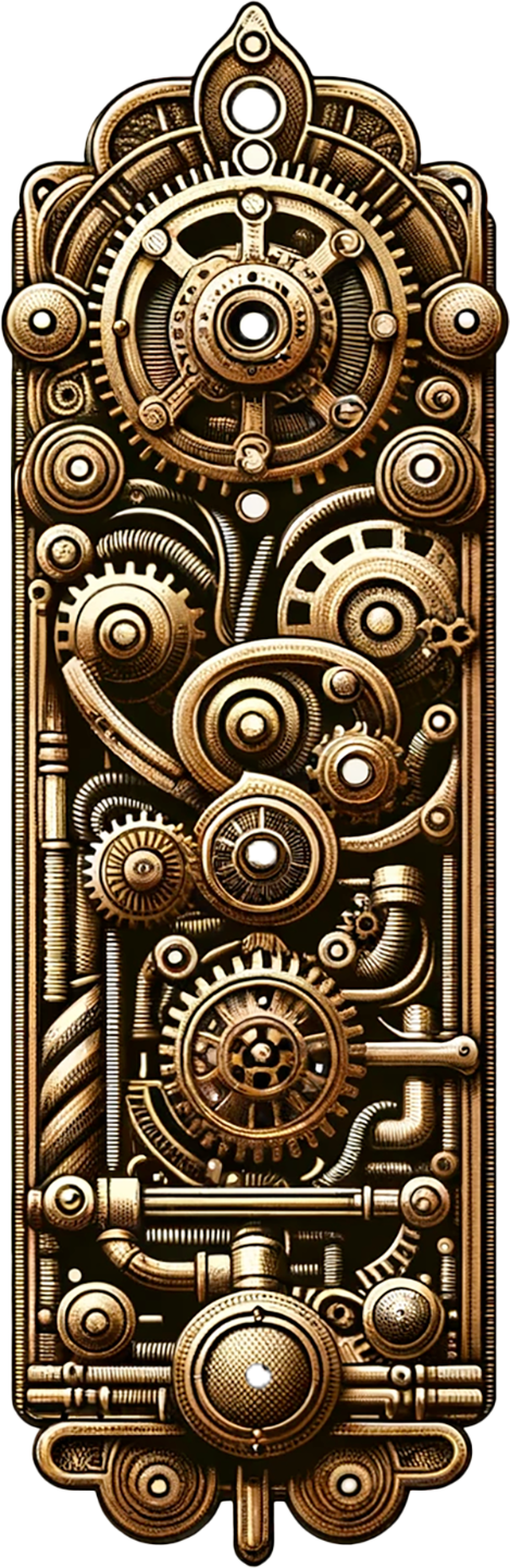 Steampunk Bookmark (HueForge)
