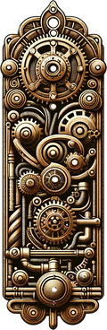 Steampunk Bookmark (HueForge)
