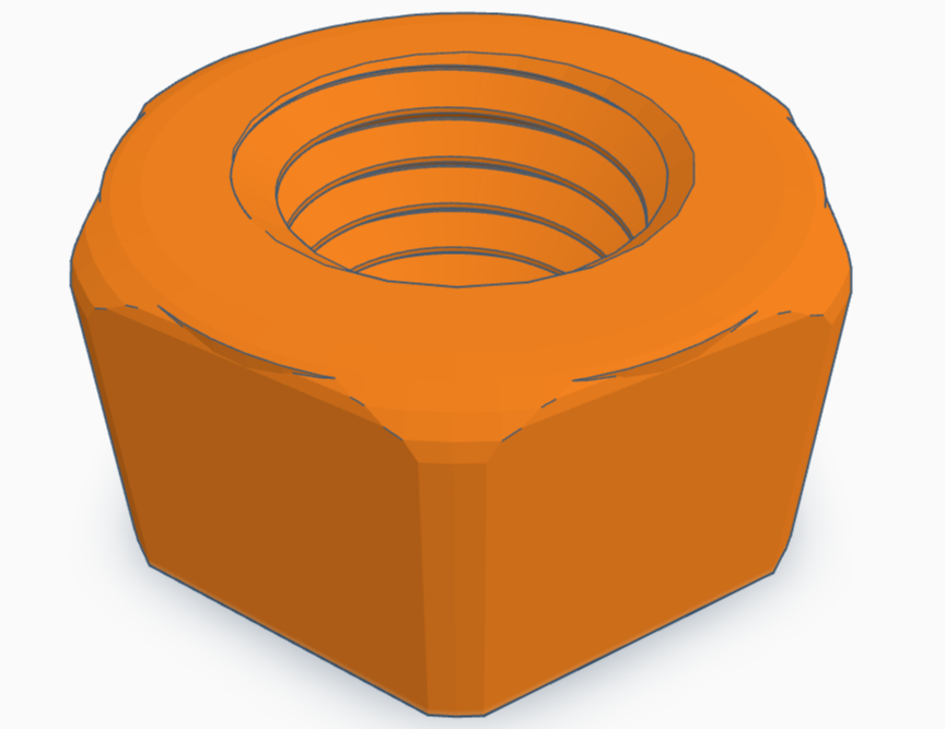Hex nut M12 x 1.75