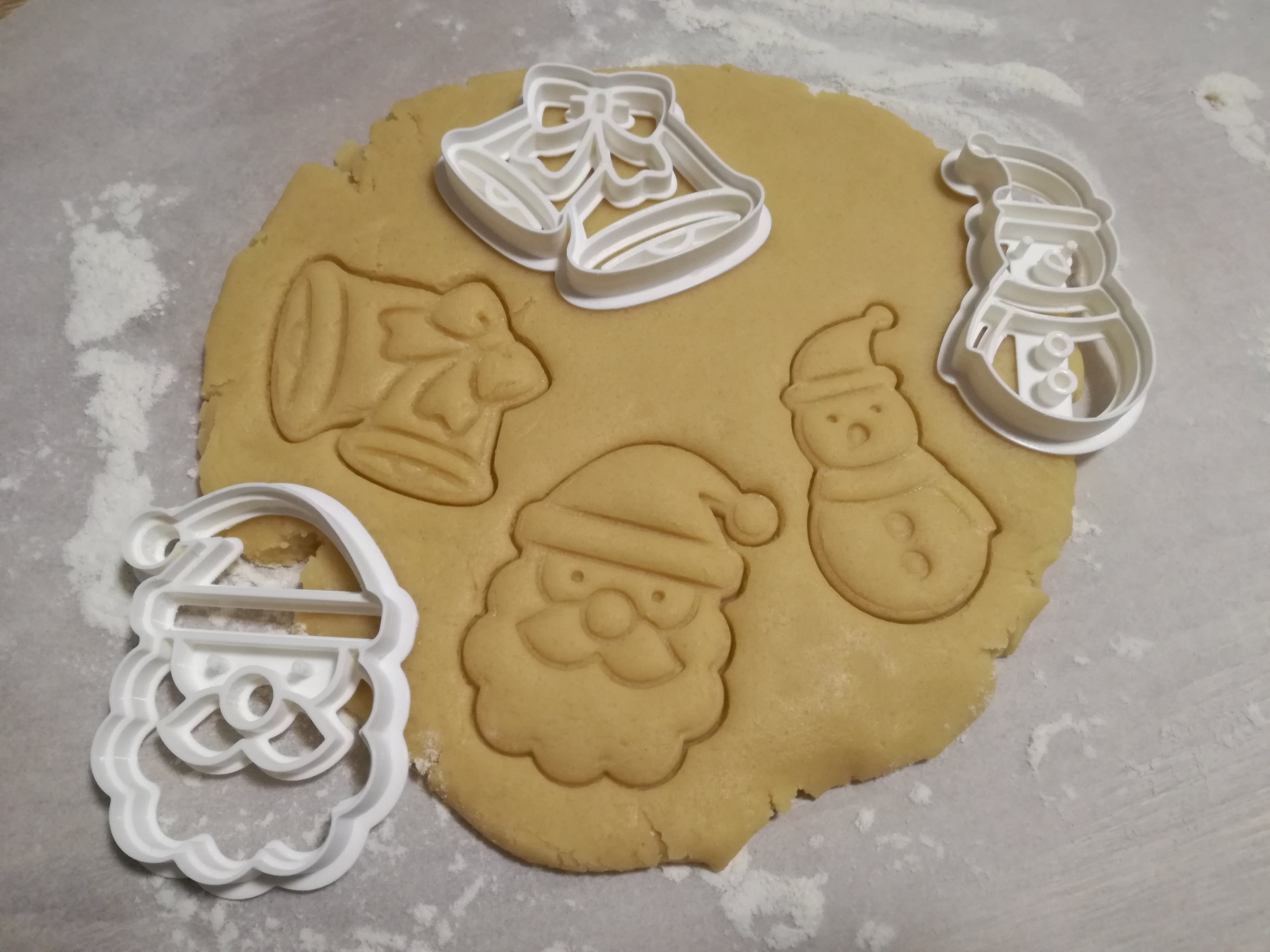 Christmas themed cookie cutters