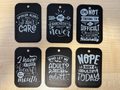 Sarcastic tag Bundle – Set of 6 Signs