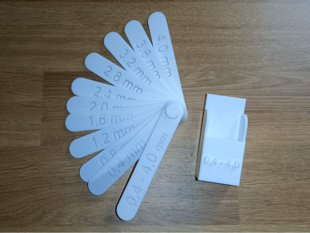 feeler gauge - spessimetro 0,4 - 4 mm