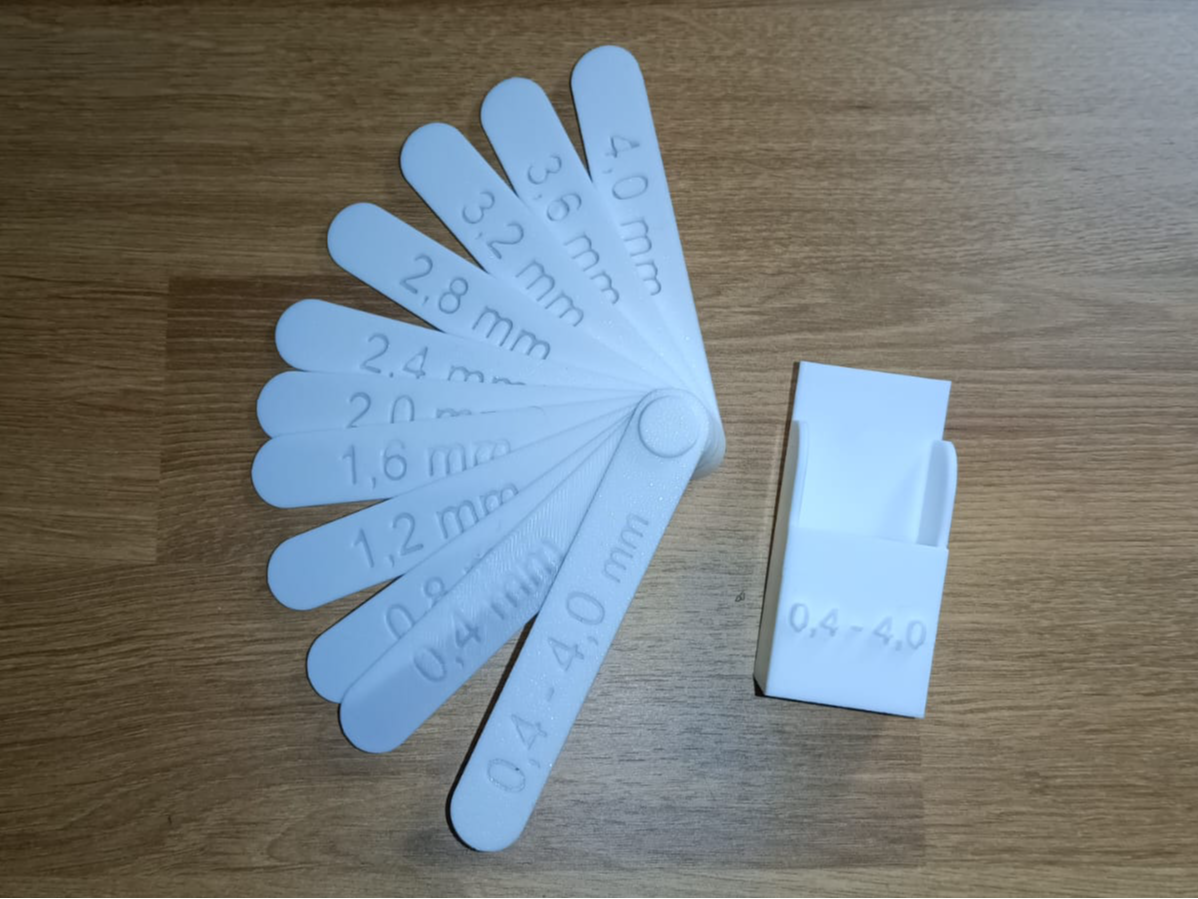 feeler gauge - spessimetro 0,4 - 4 mm