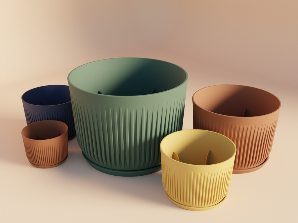 Oliver Pot with Drip Tray