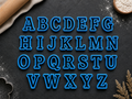 Cortador Alfabeto Font Clarendon Bold