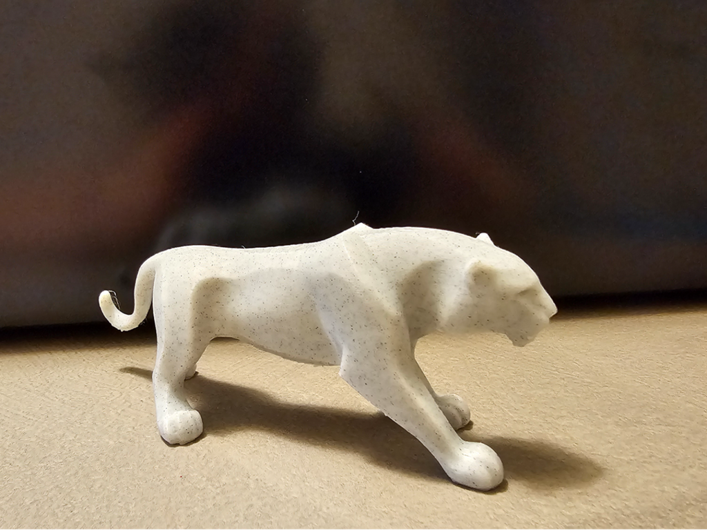 Tiger sculpture