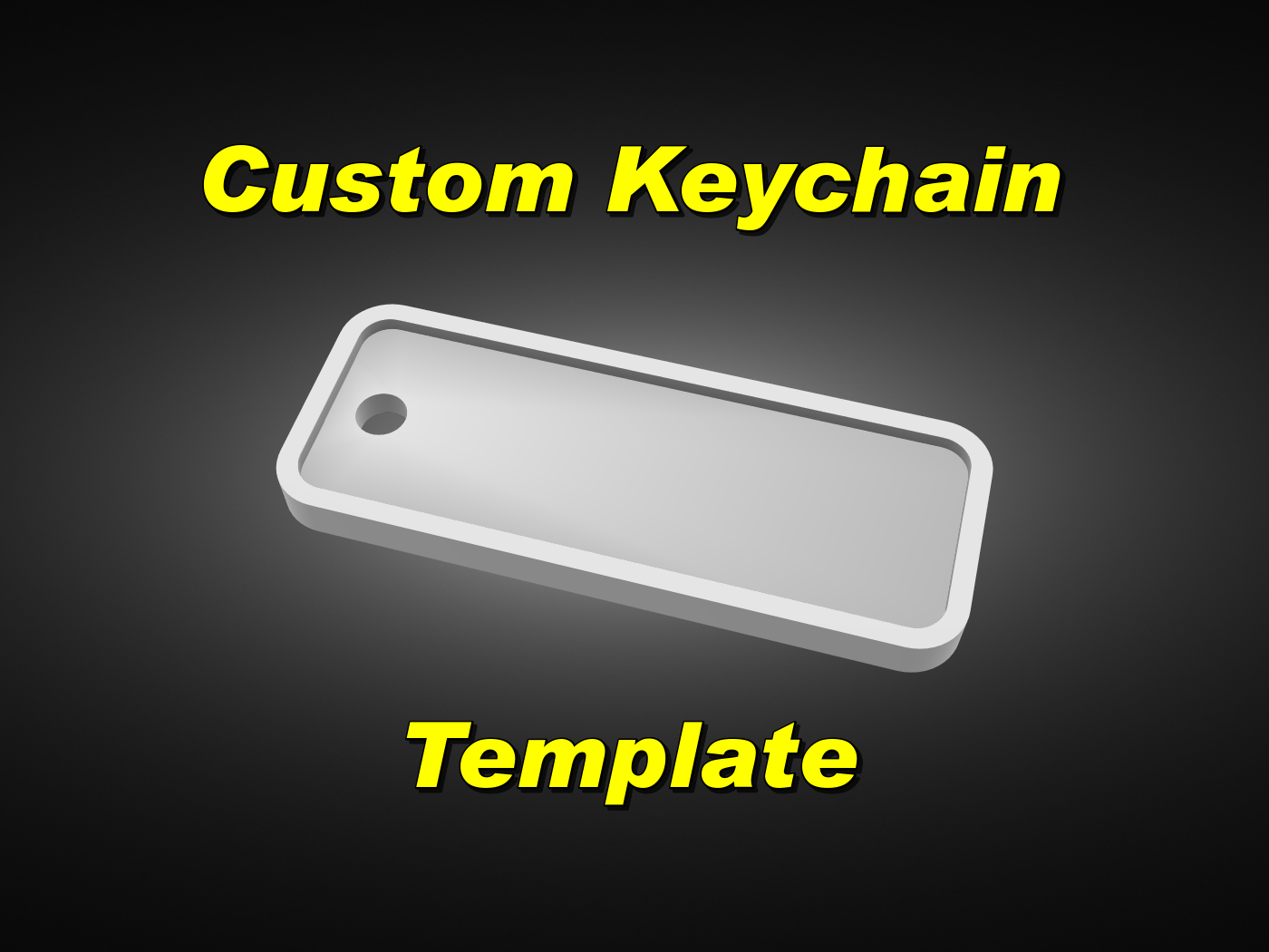 Custom Keychain Template