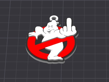 alternative ghostbusters keychain / necklace charm (free for commercial use)