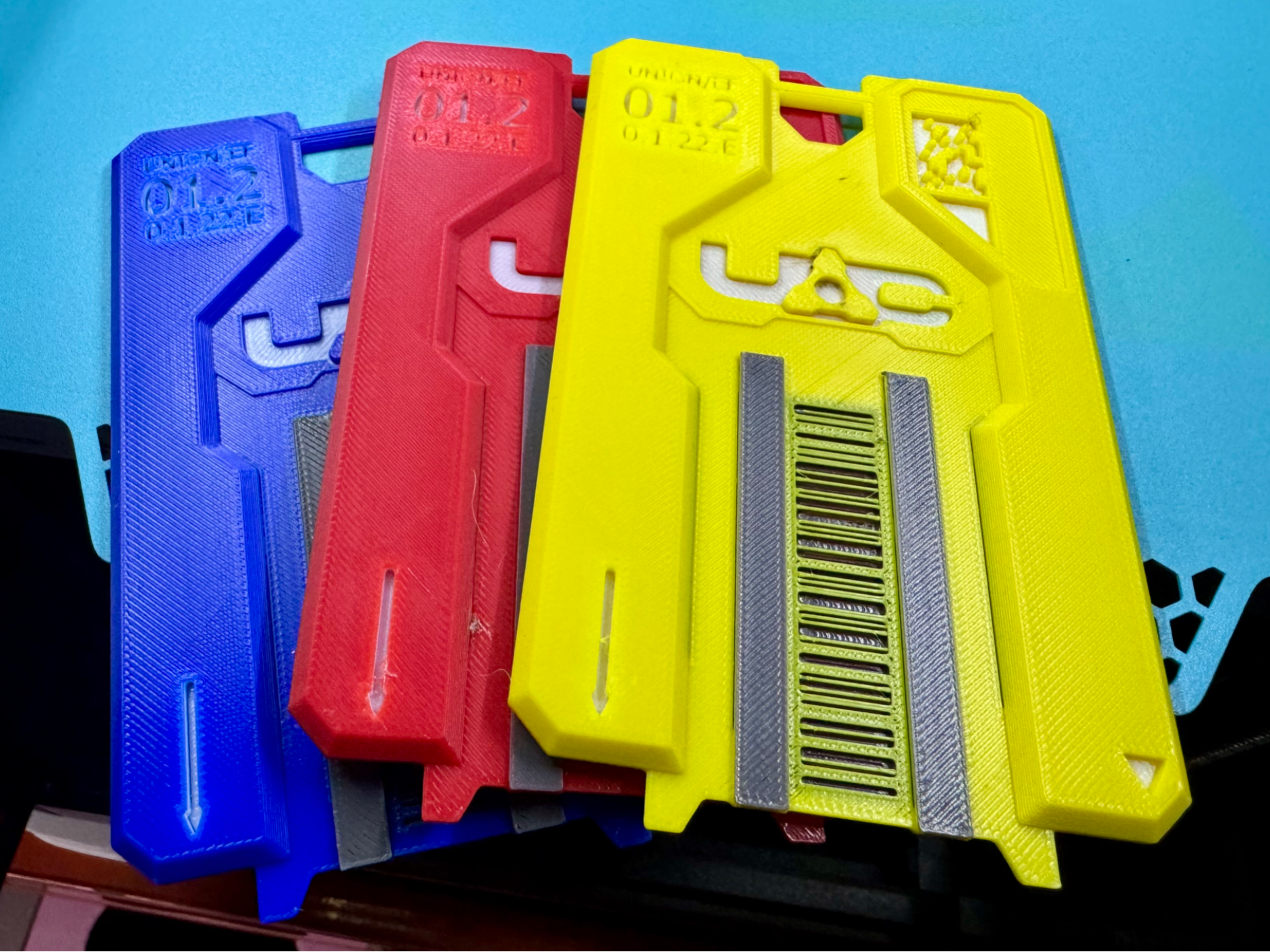 DOOM KeyCards - Red, Blue & Yellow Set