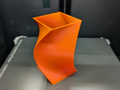 Square curvy vase/ pencil cup