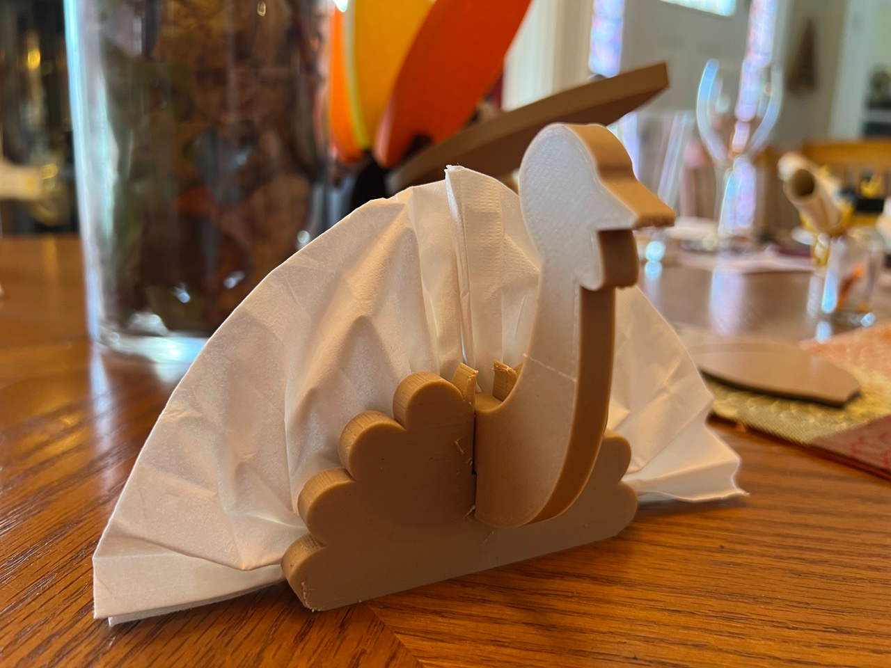 Turkey napkin holder