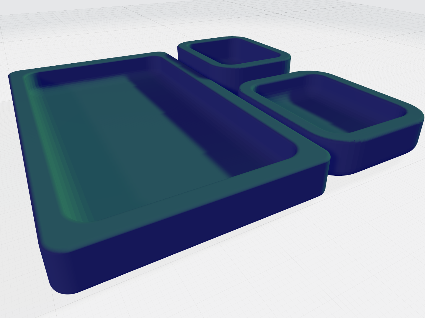 Some desktop containers