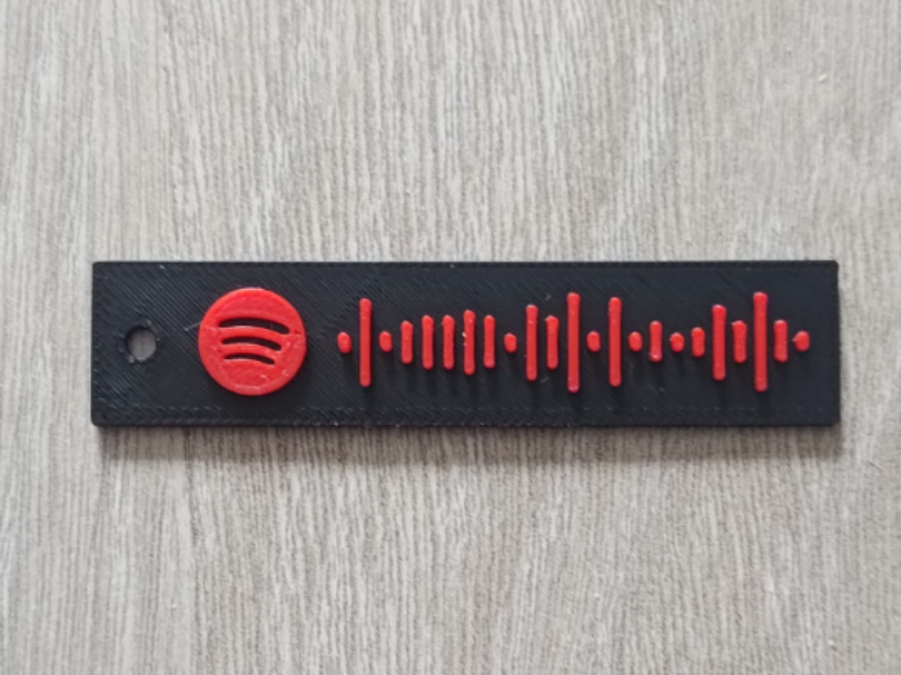 Spotify codes keychain parametric -See Guide