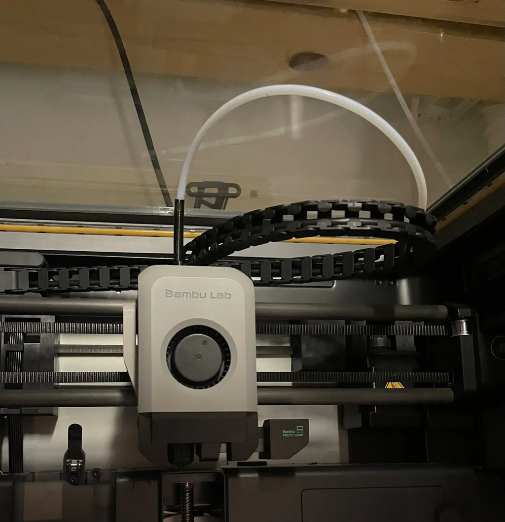 Bambu Lab flexible print head PTFE guide