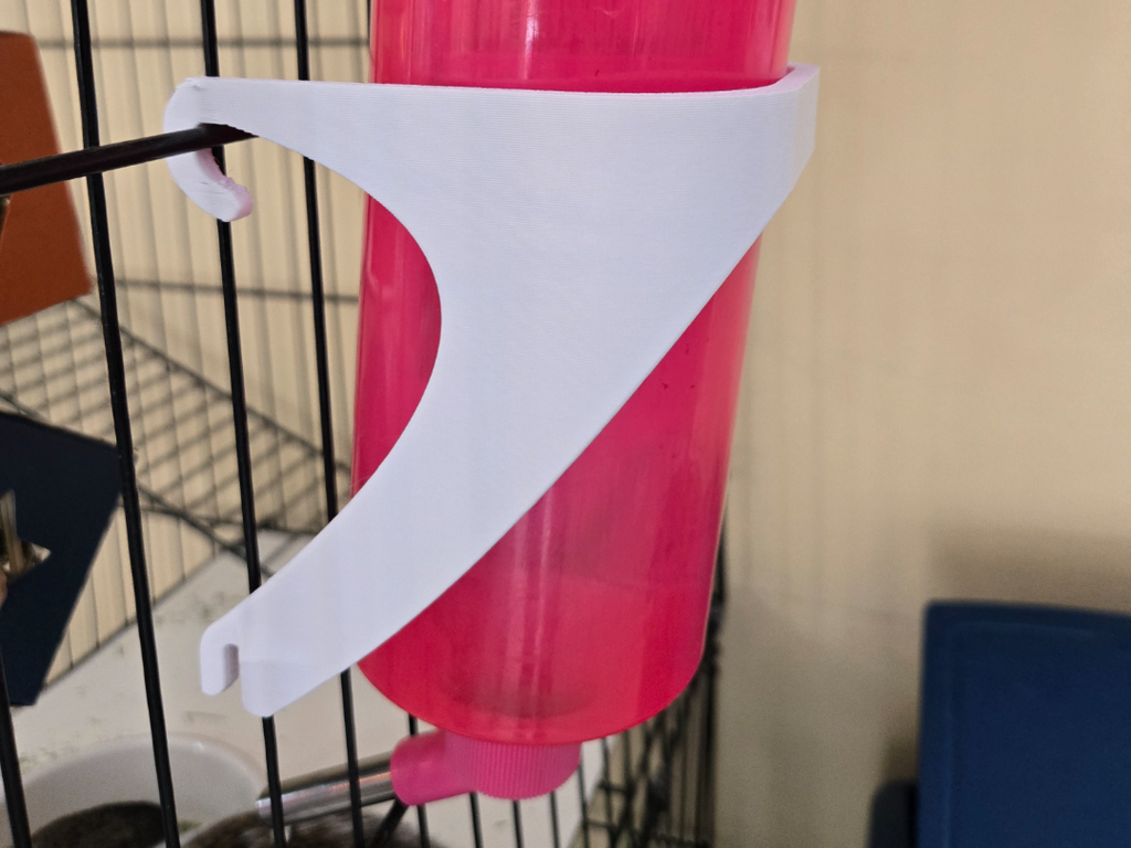Pet Cage Water Bottle Holder