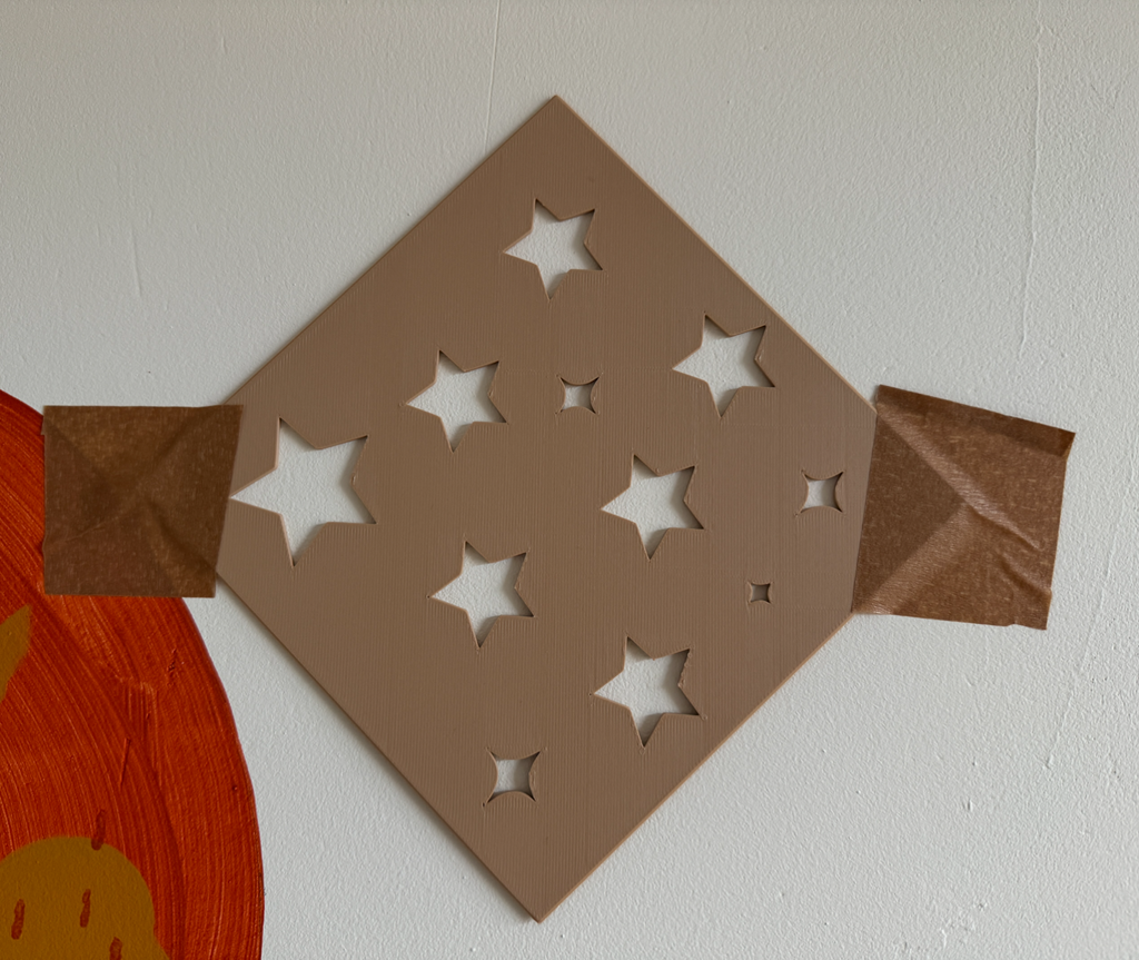Stars stencil