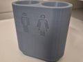 Toothbrush Holder with driptray