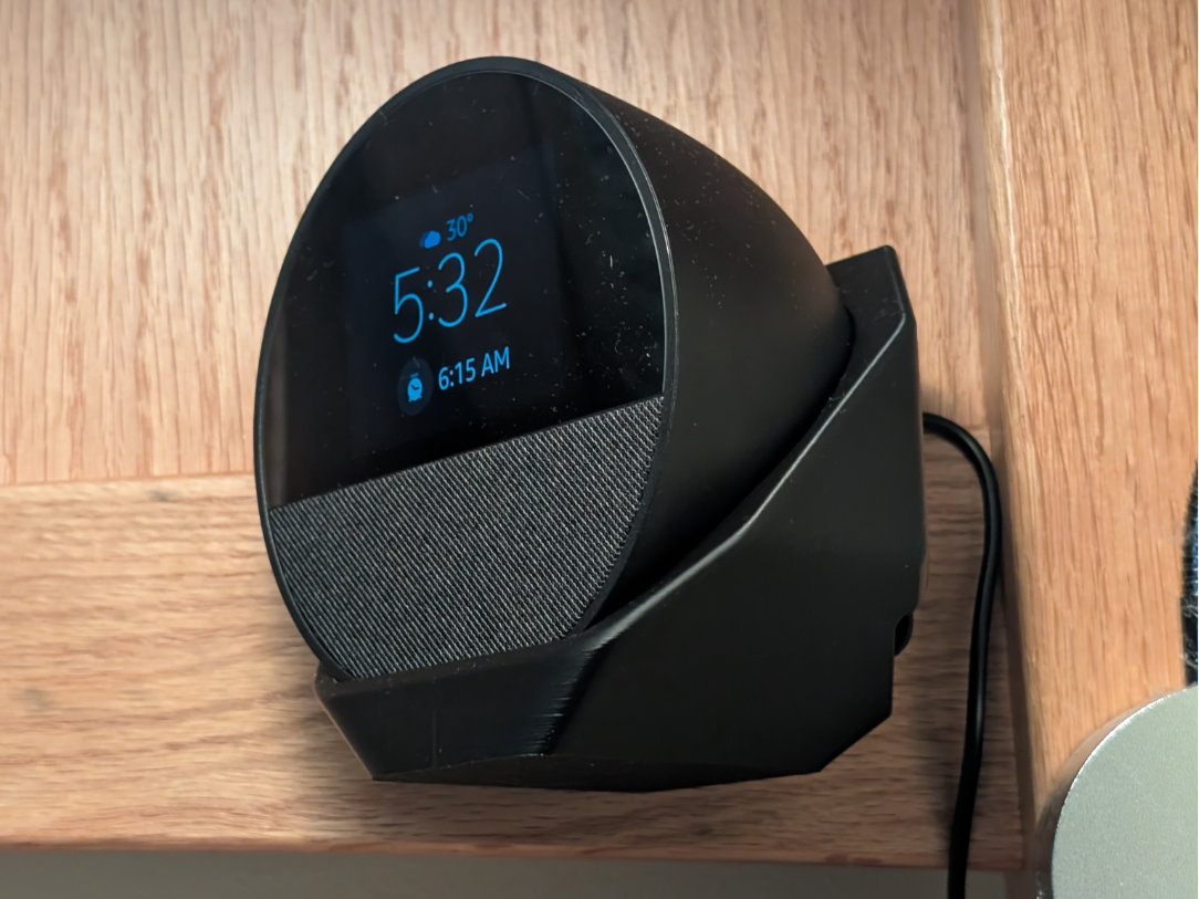 Amazon Echo Spot (2024) Angled Wall Mount Bracket