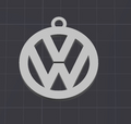 vw logo keychain / necklace charm(free commercial)