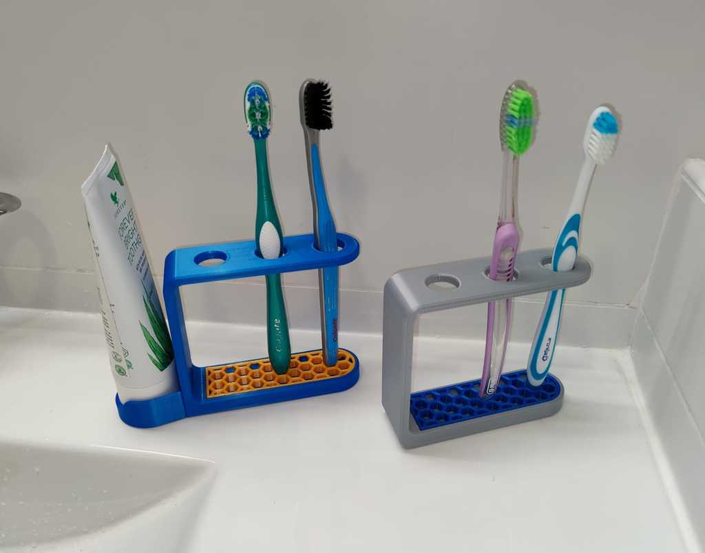 Tooth bush and Tooth paste holders