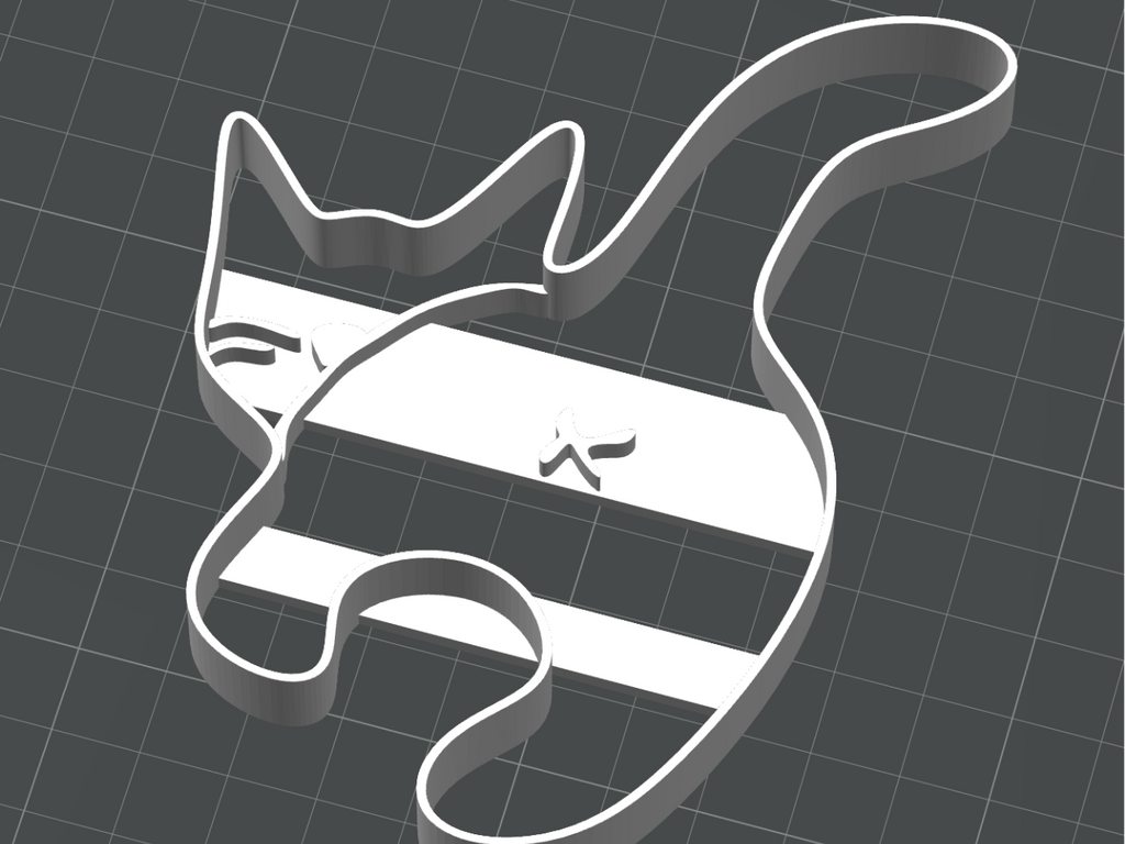 Cat Butt Cookie Cutter
