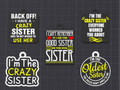 sisters set keychains/charms(free commercial)