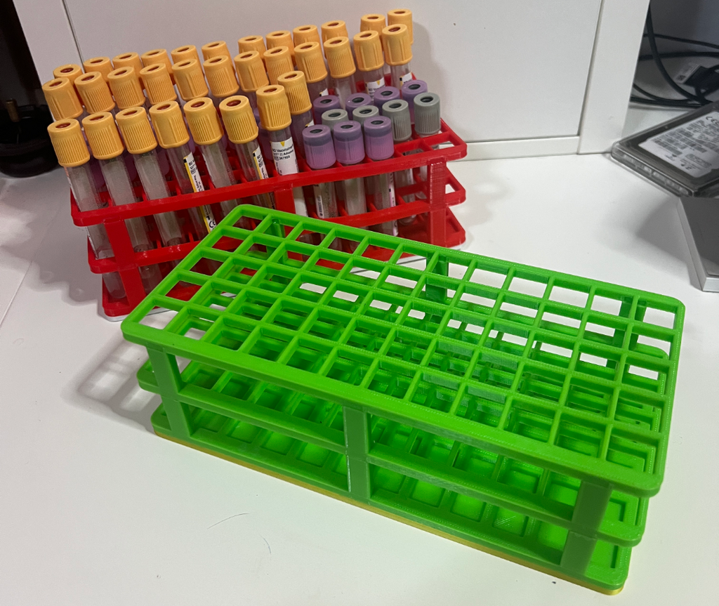Test tubes holder (with Dr. name)